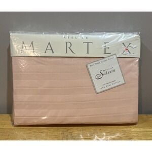 Vtg‎ Atelier Martex Full Dessert Sand Fitted Sheet Patrician Sateen Cotton